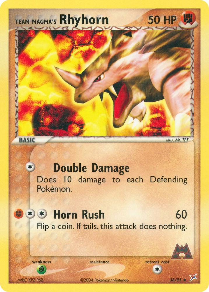 Team Magma's Rhyhorn (MA 38)