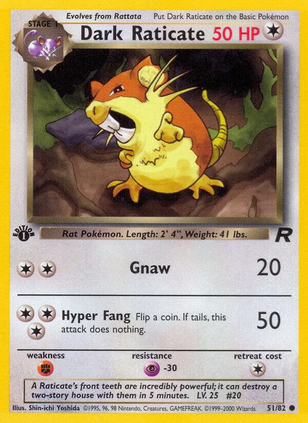 Dark Raticate (TR 51)