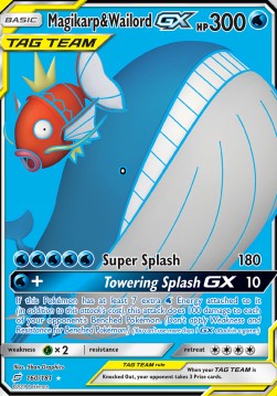 Magikarp & Wailord GX (TEU 160)