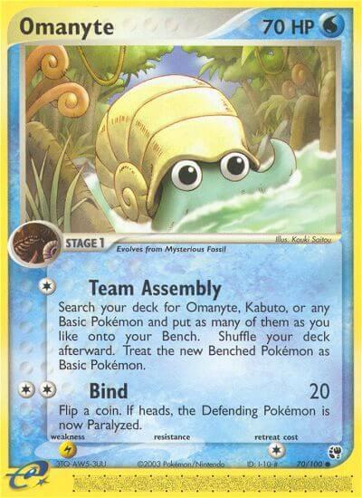 Omanyte (SS 70) - Reverse Holo