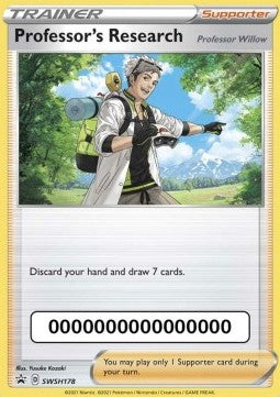 Professor's Research - Professor Willow (SWSH 178)