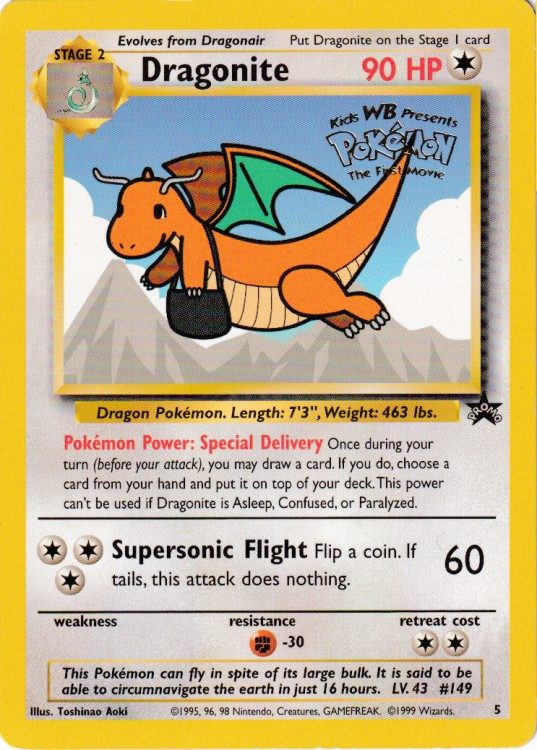 Dragonite (WP 5) Wizards Black Star Promos