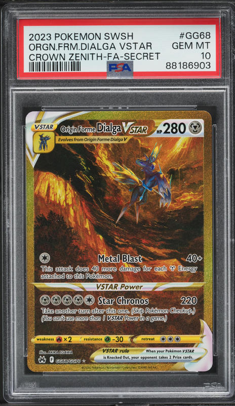 PSA 10 Origin Forme Dialga VSTAR (CRZ GG68)
